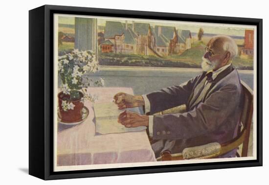 Ivan Pavlov, Russian Physiologist-Mikhail Vasilievich Nesterov-Framed Stretched Canvas