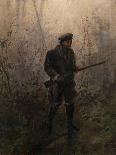 Hunters in Pont Long-Ivan Pavlovich Pokhitonov-Stretched Canvas