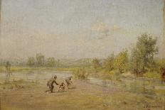 Hunters in Pont Long-Ivan Pavlovich Pokhitonov-Giclee Print