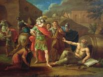 Alexander the Great Visits Diogenes at Corinth, 1787-Ivan Philippovich Tupylev-Framed Stretched Canvas