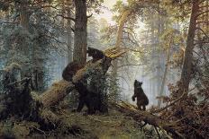 Morning in a Pinewood, 1889-Ivan Shishkin-Stretched Canvas