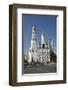 Ivan the Great Bell Tower at the Cathedral Square on the grounds of the Moscow Kremlin-null-Framed Art Print