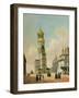 Ivan the Great Bell Tower in the Moscow Kremlin, Printed by Lemercier, Paris, 1840s-Felix Benoist-Framed Giclee Print