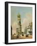 Ivan the Great Bell Tower in the Moscow Kremlin, Printed by Lemercier, Paris, 1840s-Felix Benoist-Framed Giclee Print