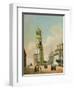 Ivan the Great Bell Tower in the Moscow Kremlin, Printed by Lemercier, Paris, 1840s-Felix Benoist-Framed Giclee Print