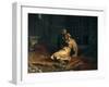 Ivan the Terrible and His Son Ivan on Nov-Ilya Yefimovich Repin-Framed Art Print