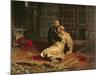 Ivan the Terrible and His Son on the 16th November, 1581, 1885-Ilya Efimovich Repin-Mounted Giclee Print