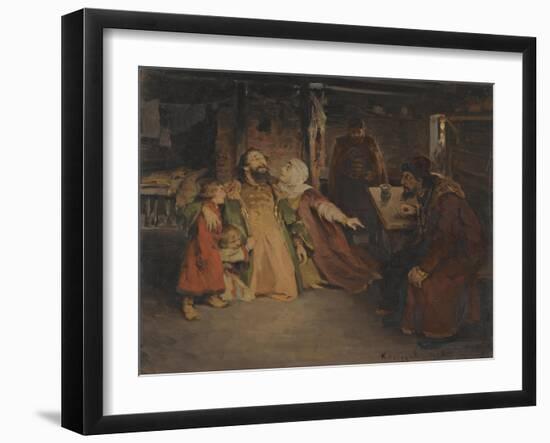 Ivan the Terrible-Klavdi Vasilyevich Lebedev-Framed Giclee Print