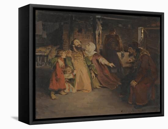 Ivan the Terrible-Klavdi Vasilyevich Lebedev-Framed Stretched Canvas