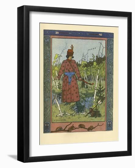 Ivan Tsarevich and Frog Princess, 1901-Ivan Yakovlevich Bilibin-Framed Giclee Print