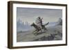 Ivan Tsarevich Riding the Gray Wolf, End of 1870S-Early 1880S-Vasili Grigoryevich Perov-Framed Giclee Print