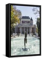 Ivan Vasov, National Theatre, City Garden Park, Sofia, Bulgaria, Europe-Giles Bracher-Framed Stretched Canvas