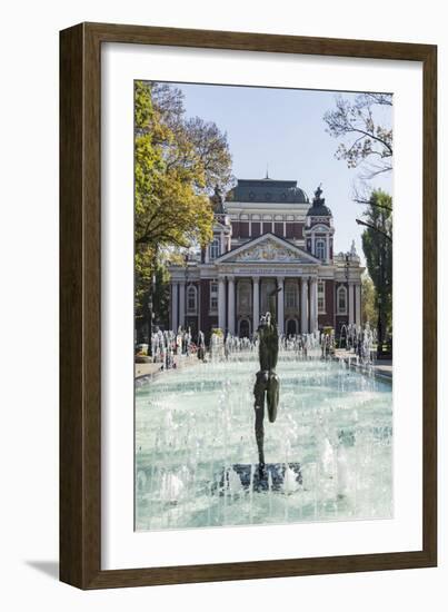 Ivan Vasov, National Theatre, City Garden Park, Sofia, Bulgaria, Europe-Giles Bracher-Framed Photographic Print