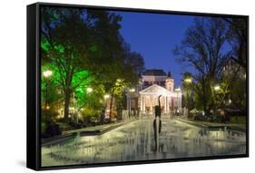 Ivan Vasov, National Theatre, City Garden Park, Sofia, Bulgaria, Europe-Giles Bracher-Framed Stretched Canvas