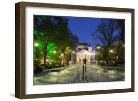 Ivan Vasov, National Theatre, City Garden Park, Sofia, Bulgaria, Europe-Giles Bracher-Framed Photographic Print