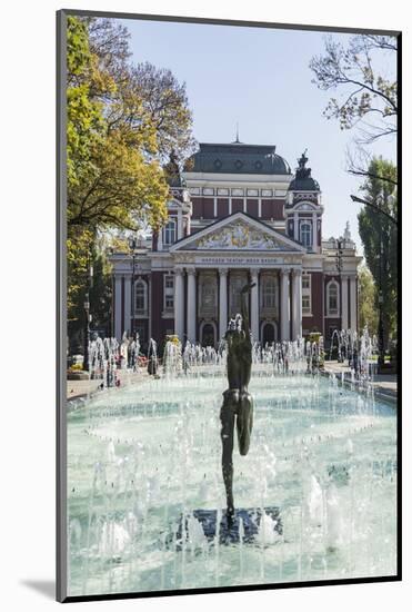 Ivan Vasov, National Theatre, City Garden Park, Sofia, Bulgaria, Europe-Giles Bracher-Mounted Photographic Print