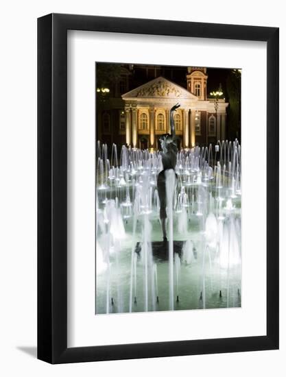 Ivan Vasov, National Theatre, City Garden Park, Sofia, Bulgaria, Europe-Giles Bracher-Framed Photographic Print