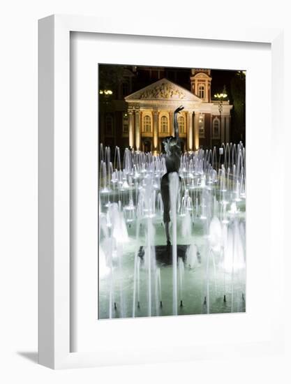 Ivan Vasov, National Theatre, City Garden Park, Sofia, Bulgaria, Europe-Giles Bracher-Framed Photographic Print