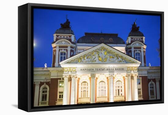 Ivan Vazov National Theatre, Sofia, Bulgaria, Europe-Christian Kober-Framed Stretched Canvas