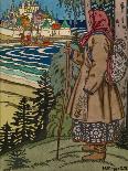 Peasant Girl. Illustration to the Book Contes De L'Isba, 1931-Ivan Yakovlevich Bilibin-Giclee Print