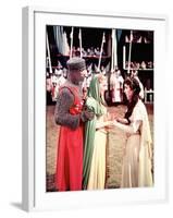 Ivanhoe, Robert Taylor, Joan Fontaine, Elizabeth Taylor, 1952-null-Framed Photo