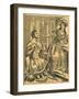 'Ivanhoe: Sir Brian de Bois Guilbert & Rebecca', 19th century. Artists: JL Marks, Ralph Nevill-JL Marks-Framed Giclee Print