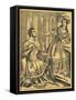 'Ivanhoe: Sir Brian de Bois Guilbert & Rebecca', 19th century. Artists: JL Marks, Ralph Nevill-JL Marks-Framed Stretched Canvas
