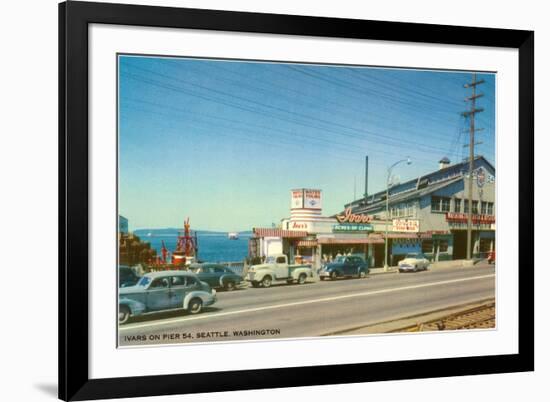 Ivars on Pier 54, Seattle, Washington-null-Framed Premium Giclee Print