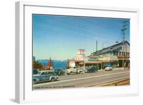 Ivars on Pier 54, Seattle, Washington-null-Framed Art Print