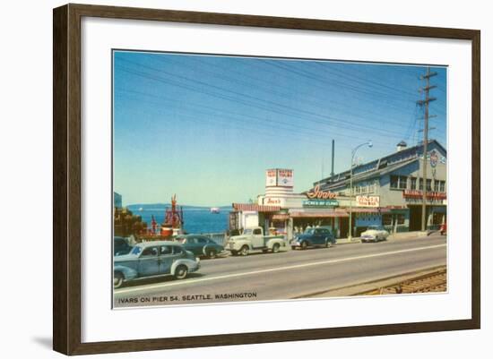 Ivars on Pier 54, Seattle, Washington-null-Framed Art Print