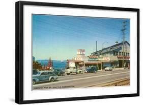 Ivars on Pier 54, Seattle, Washington-null-Framed Art Print