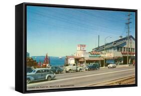 Ivars on Pier 54, Seattle, Washington-null-Framed Stretched Canvas