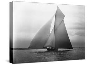 Iverna Yacht at Full Sail-null-Stretched Canvas