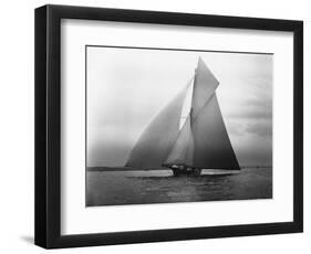 Iverna Yacht at Full Sail-null-Framed Photographic Print