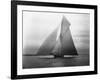 Iverna Yacht at Full Sail-null-Framed Photographic Print