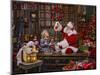 Ivey Boy Magic Paint-Santa’s Workshop-Mounted Giclee Print