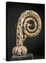 Ivo of Chartres' Carved Ivory Crozier, Curved Top from Treasury of Beauvais Cathedral-null-Stretched Canvas