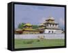 Ivolginsk Datsun Monastery, Oulan Oude, Bouriatie, Siberia, Russia-Bruno Morandi-Framed Stretched Canvas