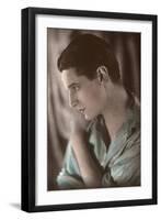 Ivor Novello, Profile-Bertram Park-Framed Photographic Print