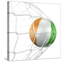 Ivoran Coast Soccer Ball in a Net-zentilia-Stretched Canvas