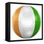 Ivoran Coast Soccer Ball-zentilia-Framed Stretched Canvas