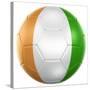 Ivoran Coast Soccer Ball-zentilia-Stretched Canvas