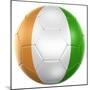 Ivoran Coast Soccer Ball-zentilia-Mounted Premium Giclee Print