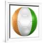 Ivoran Coast Soccer Ball-zentilia-Framed Premium Giclee Print