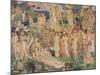 'Ivory, Apes and Peacocks (The Queen of Sheba)', c1909-John Duncan-Mounted Giclee Print