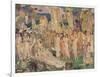 'Ivory, Apes and Peacocks (The Queen of Sheba)', c1909-John Duncan-Framed Giclee Print