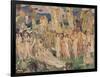 'Ivory, Apes and Peacocks (The Queen of Sheba)', c1909-John Duncan-Framed Giclee Print