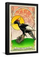 Ivory Billed Woodpecker-null-Framed Poster