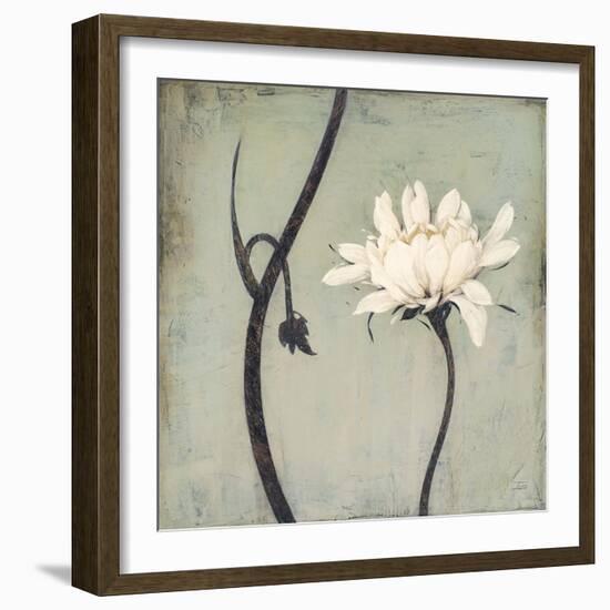 Ivory Blossom-Ivo-Framed Art Print