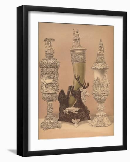 'Ivory Carvings', 1893-Robert Dudley-Framed Giclee Print